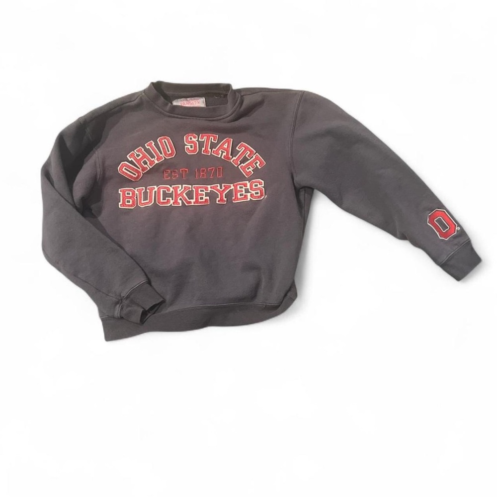 Ohio State Buckeyes Gray Crewneck